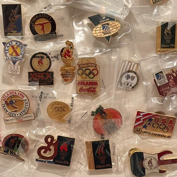 1996 Olympic Pin Lot Collection Set of 118 ~ all different ~ FREE SHIPPING - Picture 8 of 11
